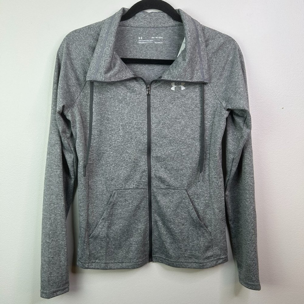 Under Armour Women's Heatgear Long Sleeve Zipper Shirt Size XS